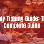 Italian waiter serving food in a cozy trattoria, warm lighting, rustic decor, realistic.