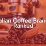 Aromatic Italian coffee beans in a rustic wooden scoop, golden espresso machine in background, warm lighting, cozy cafe atmosphere, realistic.