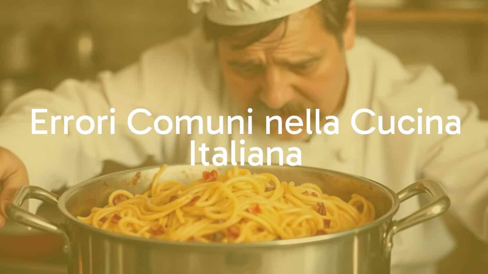 Overcooked pasta in a pot, mushy texture, sad Italian chef shaking head, realistic.