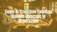 Italian family gathering around a dinner table, traditional Italian dishes, warm and inviting atmosphere, rustic kitchen setting, multigenerational family, laughing and sharing food, realistic style.