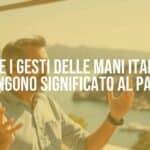 Italian man talking with expressive hand gestures, lively conversation, warm Mediterranean background, realistic.