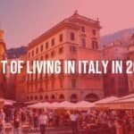 Italian cityscape with vibrant street life, showcasing cafes, markets, and historical architecture, warm sunlight, realistic.