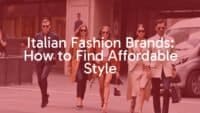 Stylish Italian fashion models wearing affordable designer clothes, modern urban street scene, elegant and chic, realistic.