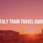 Scenic Italian train journey through rolling countryside, vintage rail car, golden sunset, picturesque landscape, travel vibe.