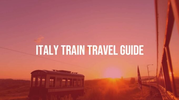 Scenic Italian train journey through rolling countryside, vintage rail car, golden sunset, picturesque landscape, travel vibe.