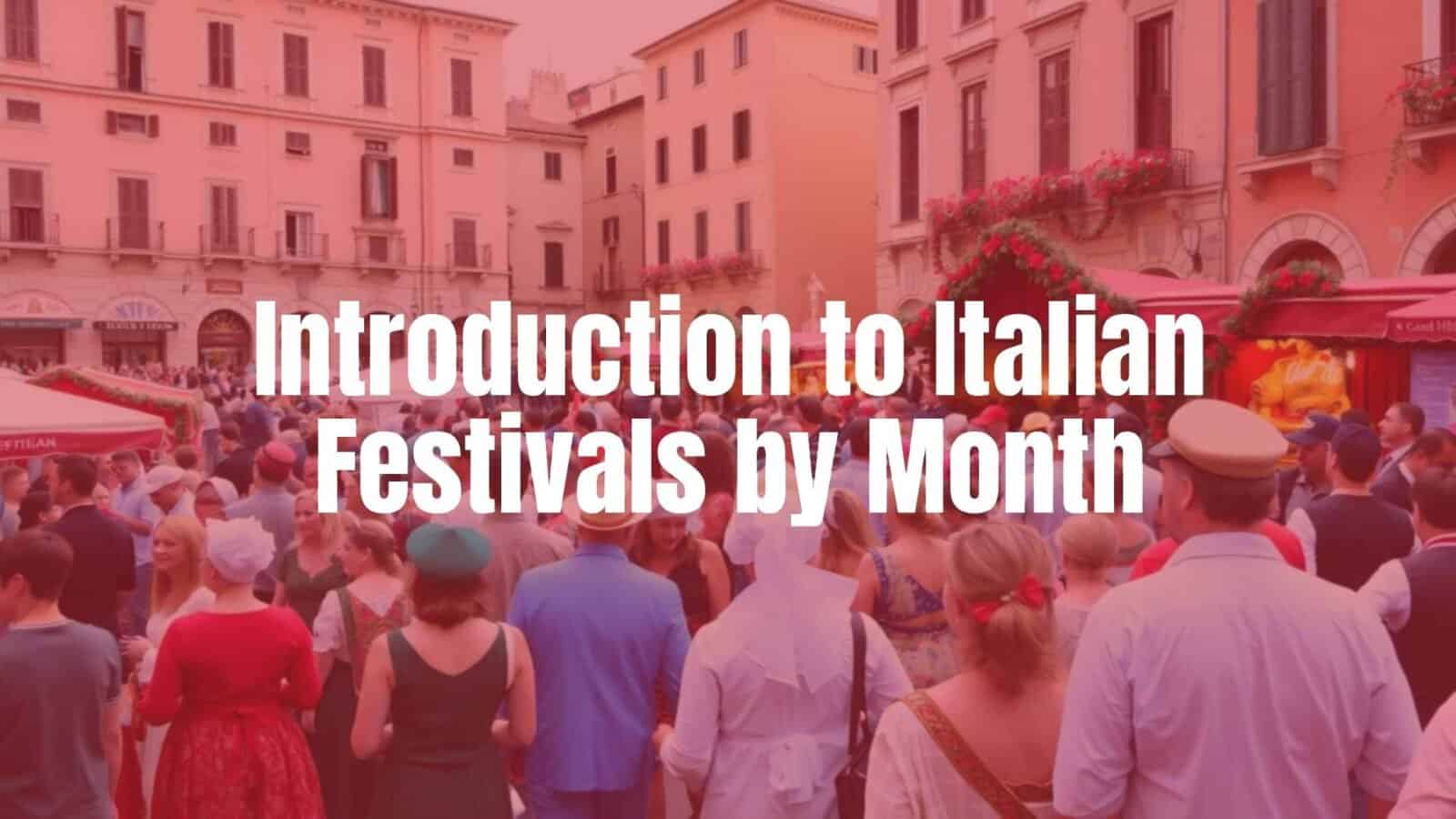 Colorful Italian festival in a historic piazza, lively crowds, traditional costumes, festive decorations, vibrant atmosphere, realistic style.