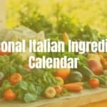 Seasonal Italian produce arranged on a rustic wooden table, fresh vegetables and fruits, warm sunlight, authentic Italian countryside vibe, realistic.