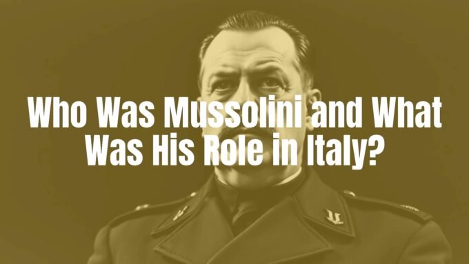 Benito Mussolini, historical black and white portrait, stern expression, wearing a fascist-era uniform, dramatic lighting, realistic.